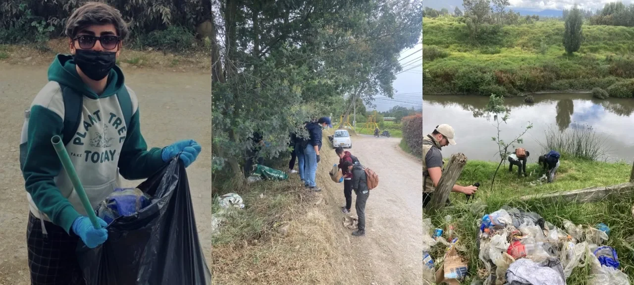 Limpieza en el Río Bogotá