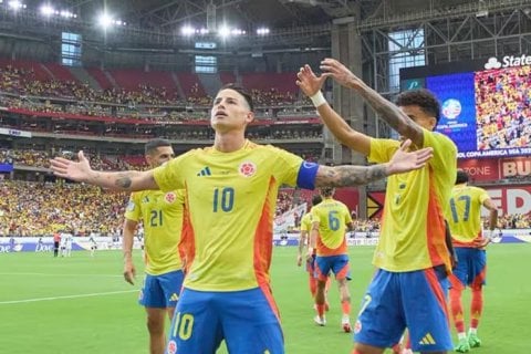 James Rodríguez, capitán de la Selección Colombia