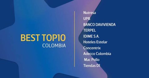 Top 10 mejores empresas de Colombia