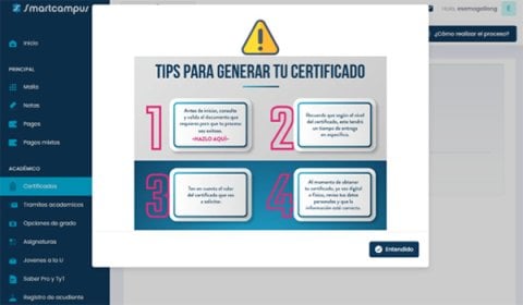 Certificados SmartCampus