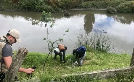 limpieza en el Río Bogotá