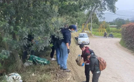 limpieza en el Río Bogotá